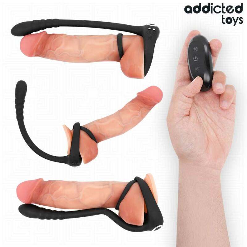ADDICTED TOYS - P-SPOT VIBRATING COCK RING REMOTE CONTROL