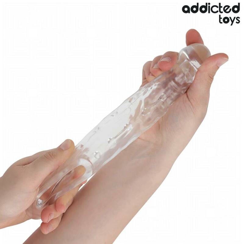 ADDICTED TOYS - TRANSPARENT PENIS EXTENSON SIZE S 23 CM