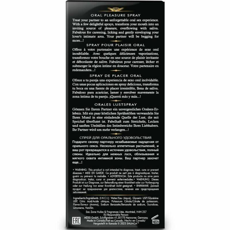 SHUNGA - WAVES PLEASURE SPRAY ORAL SEDUCTIVE WATERMELON 20 ML