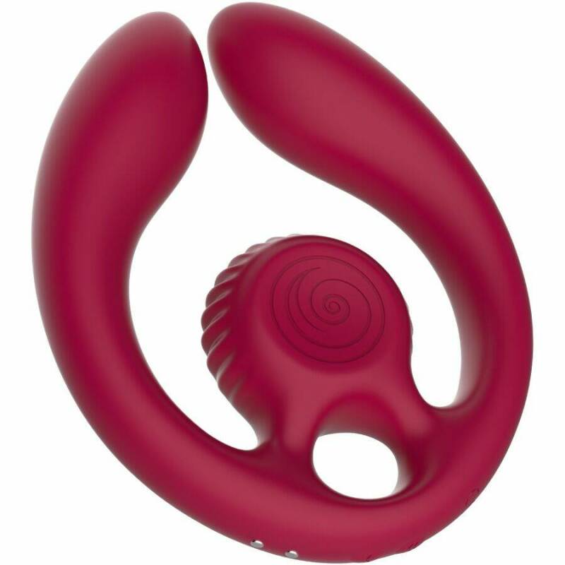 SNAIL VIBE - GIZI DUO COUPLES STIMULATOR REMOTE CONTROL BURGUNDY