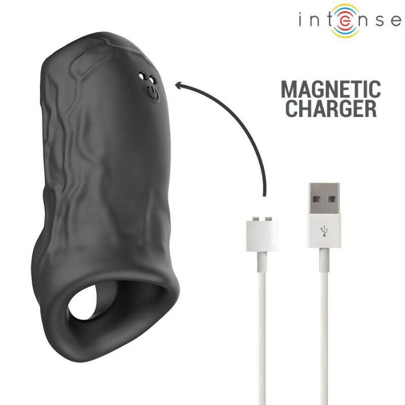 INTENSE - SEAN VIBRATING ADJUSTABLE PENIS RING MODEL 13