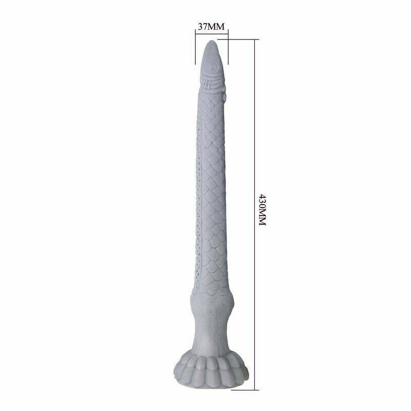 POWER MONSTERS - BASILISK FANTASY SILICONE DILDO 43 CM Ø 5 CM