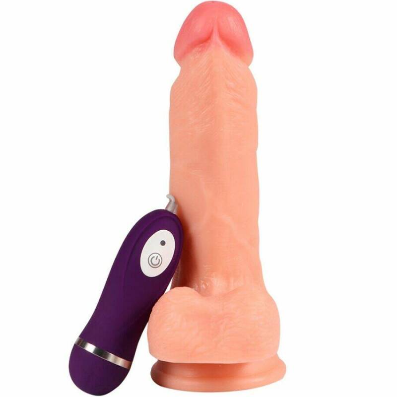 SHEQU - IRON DRAGON VIBRATOR DILDO WITH REMOTE CONTROL 17.5 CM