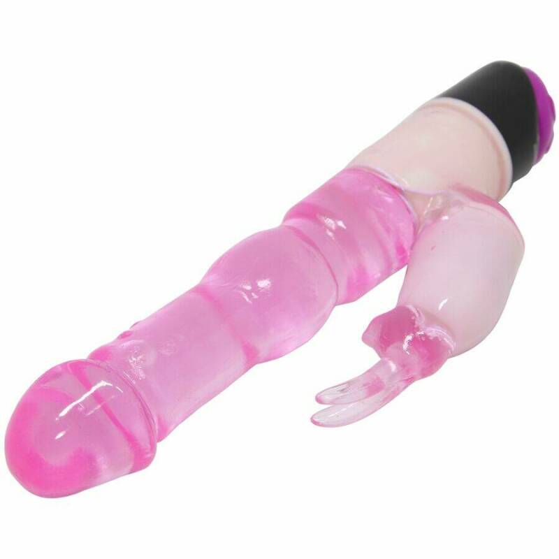 BAILE - WAVES OF PLEASURE FANTASY VIBRATOR WITH RABBIT 23 CM