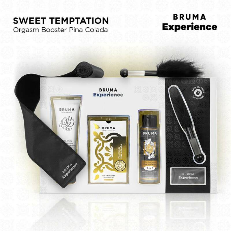 BRUMA XPERIENCE - SWEET PINA COLADA TEMPTATION PACK WITH ORGASM ENHANCER