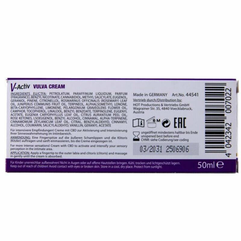 HOT - VULVA CREAM MIT CBD 50ML