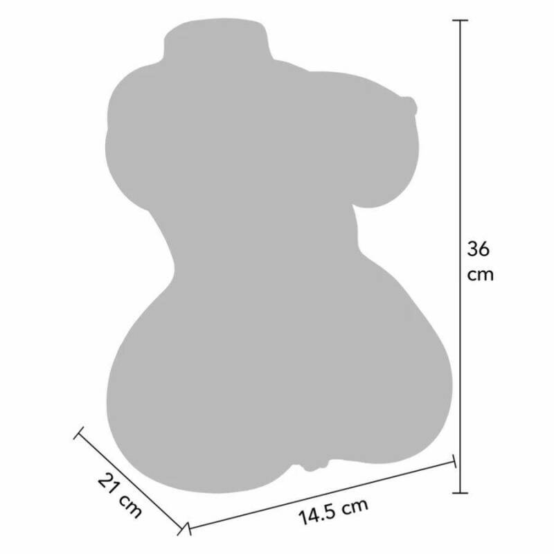 HIDDEN DESIRE - JUICY DOUBLE D VAGINA AND ANAL MASTURBATOR 5 KG