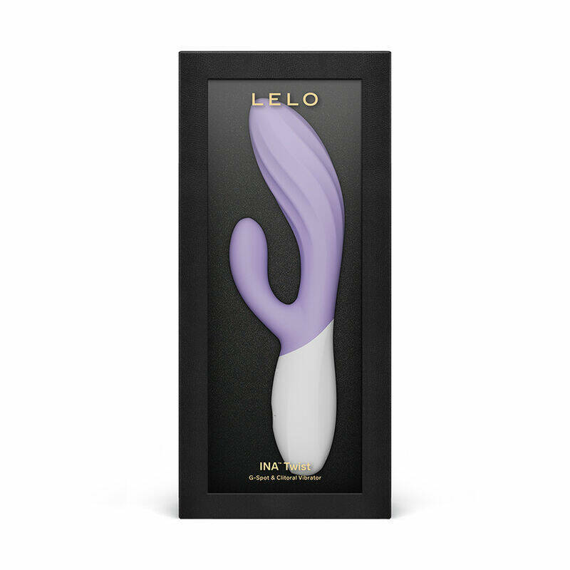 LELO - INA TWIST DOUBLE VIBRATOR RABBIT FOR G-SPOT AND CLITORIS LAVENDER