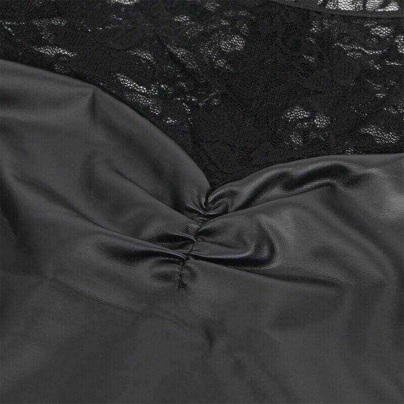 SUBBLIME - 955601 LONG SLEEVED DRESS WITH BLACK LACE L/XL