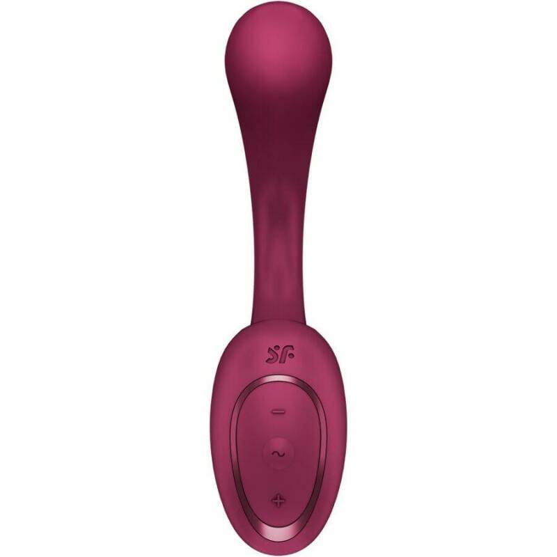 SATISFYER - G FOR GODDESS 2 RABBIT VIBRATOR BOTTLE BORDEAUX