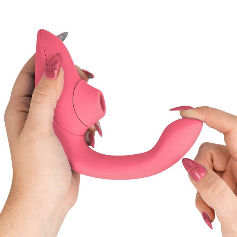 WOMANIZER - BLEND RABBIT VIBRATOR STIMULATOR VIBRANT ROSE