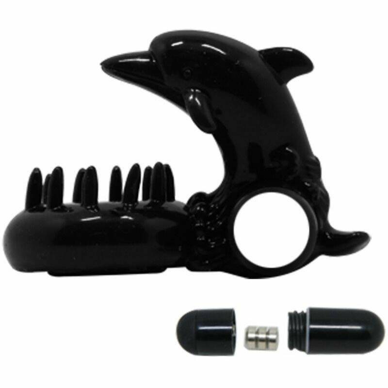 BAILE - SWEET RING RING WITH CLITORIS STIMULATOR DOLPHIN