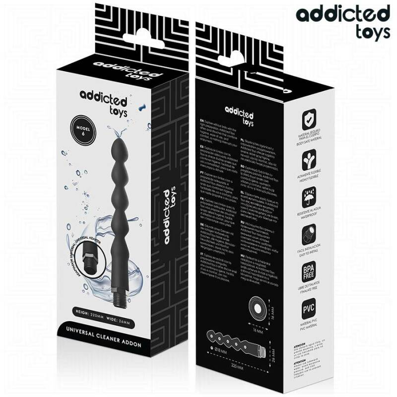 ADDICTED TOYS - ANAL CLEANER WITH UNIVERSAL ADAPTER MODEL 6