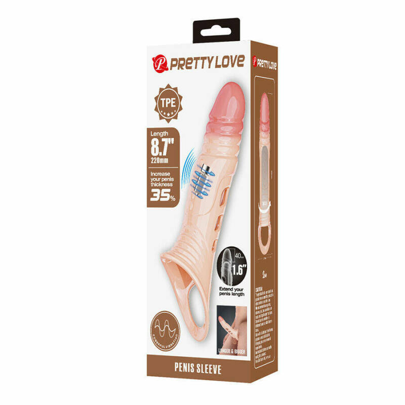 PRETTY LOVE - PENIS SLEEVE WITH INTEGRATED VIBRATION