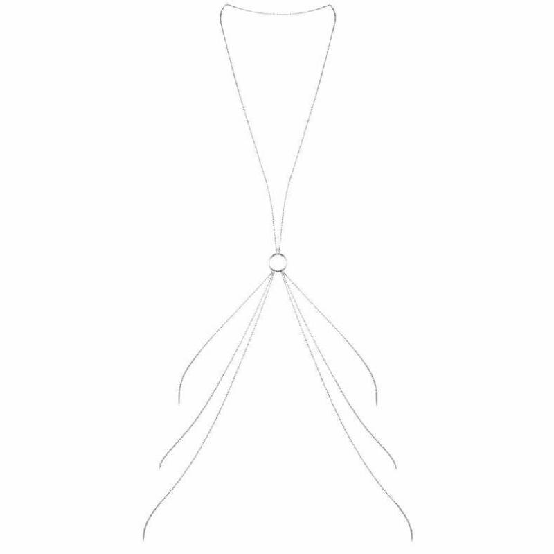 BIJOUX INDISCRETS - MAGNIFIQUE METAL CHAINS FOR THE BODY 8 SILVER