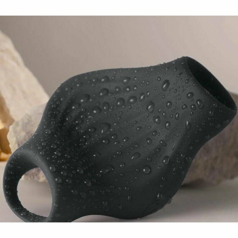 ROCKS- OFF - PALM BLACK FLEXIBLE VIBRATOR MASTURBATOR