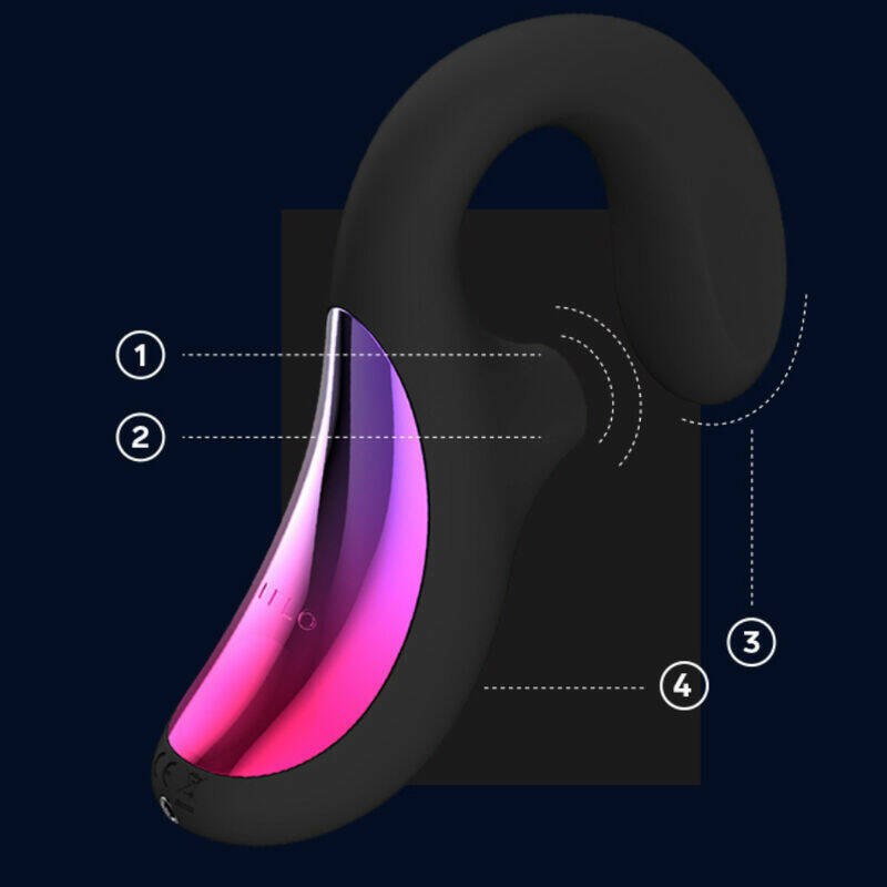 LELO - ENIGMA CRUISE DOUBLE STIMULATION SONIC MASSAGER BLACK