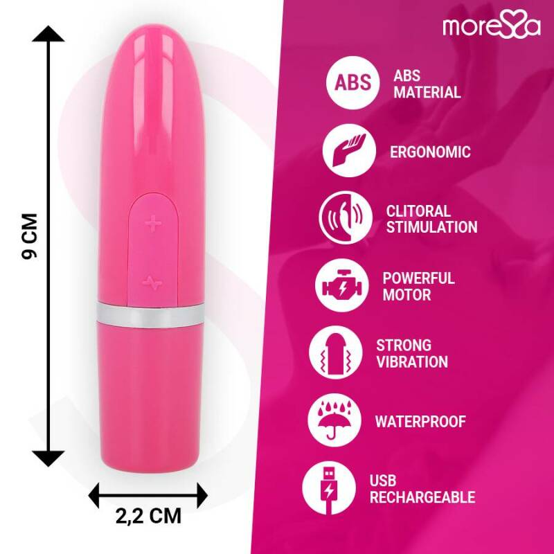 MORESSA - IVY VIBRATOR STIMULATOR TRAVEL PINK