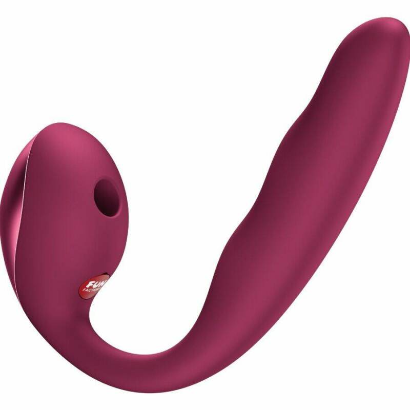 FUN FACTORY - ALLEGRO INSERTABLE DOUBLE AIR PULSE VIBRATOR WINE RED