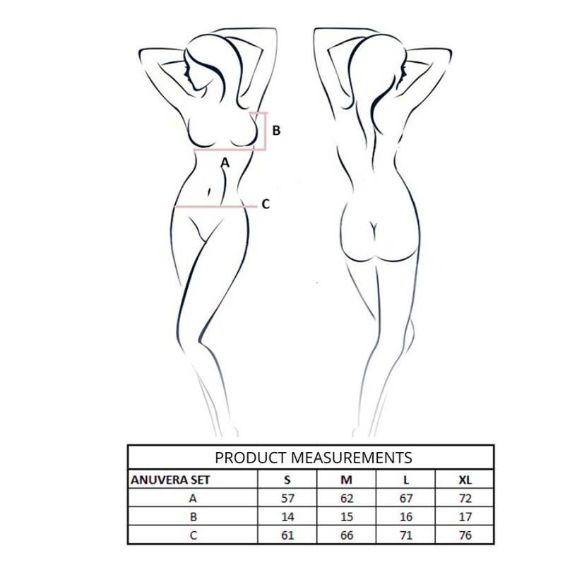 PASSION - ANUVERA BRA + THONG SET FIRE BRICK L/XL