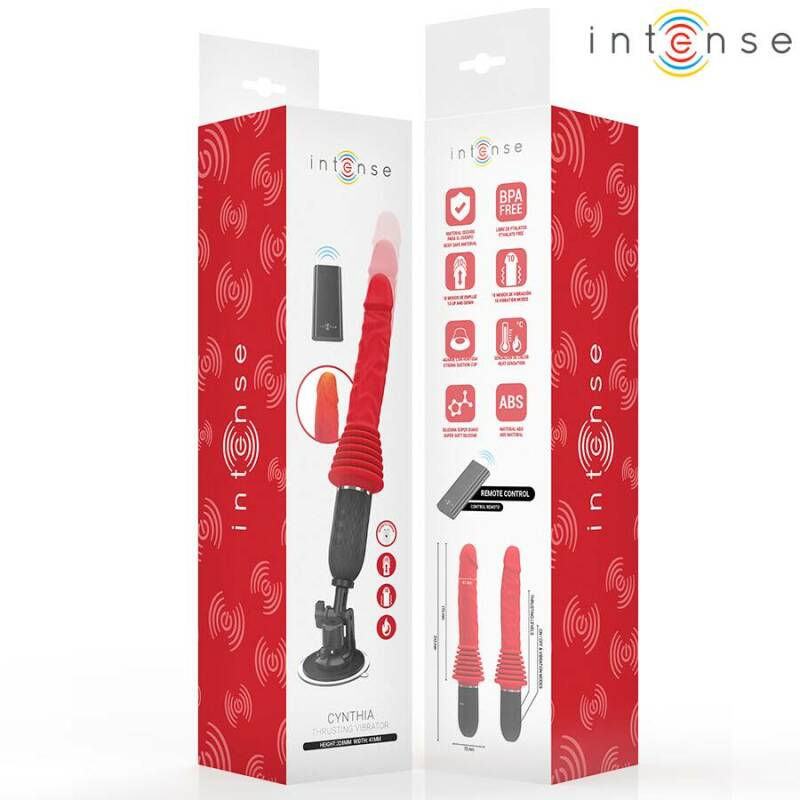 INTENSE - CYNTHIA REMOTE CONTROL THRUSTING VIBRATOR WITH HEAT