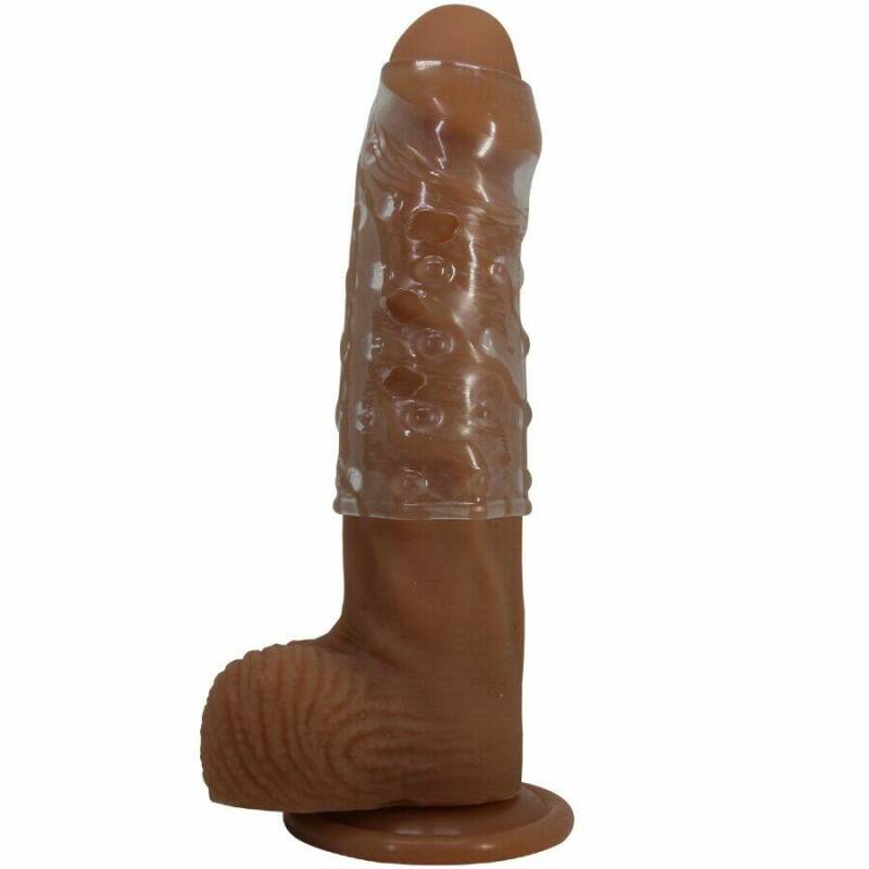 PRETTY LOVE - TIGHT AND VOLUMIZING PENIS SLEEVE TRANSPARENT