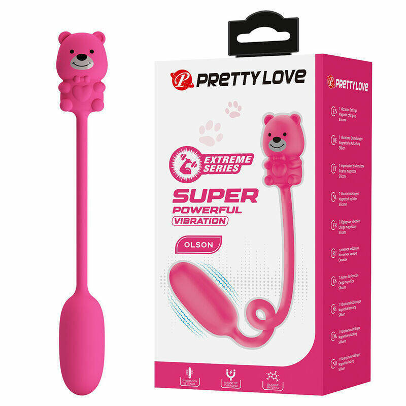 PRETTY LOVE - OLSON RECHARGEABLE BULLET VIBRATOR WITH WIRED CONTROLLER PINK