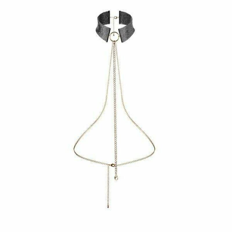 BIJOUX - DÉSIR MÉTALLIQUE BLACK METALLIC NECKLACE