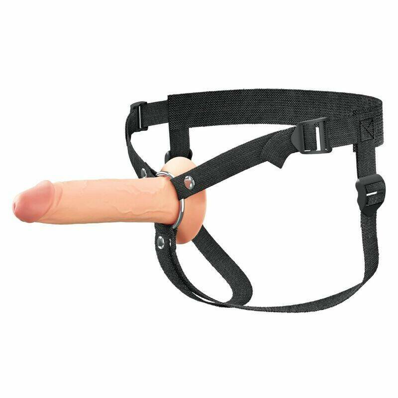 FANTASY X-TENSIONS ELITE - 17.8 CM HOLLOW SILICONE STRAP-ON