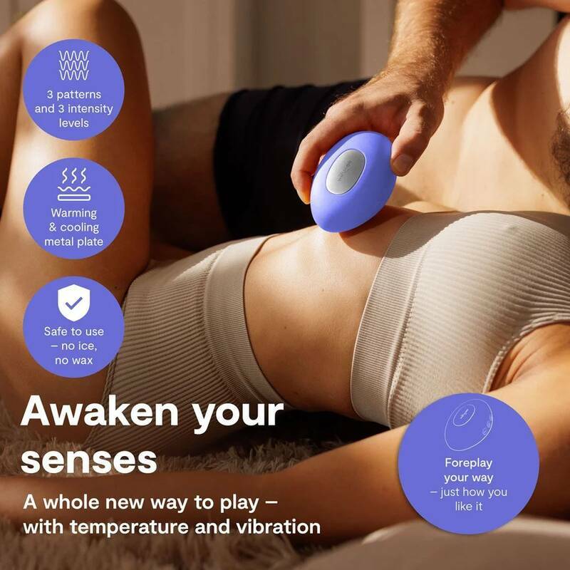WE-VIBE - TEMP HEATING AND COOLING VIBRATOR LAVENDER BLUE
