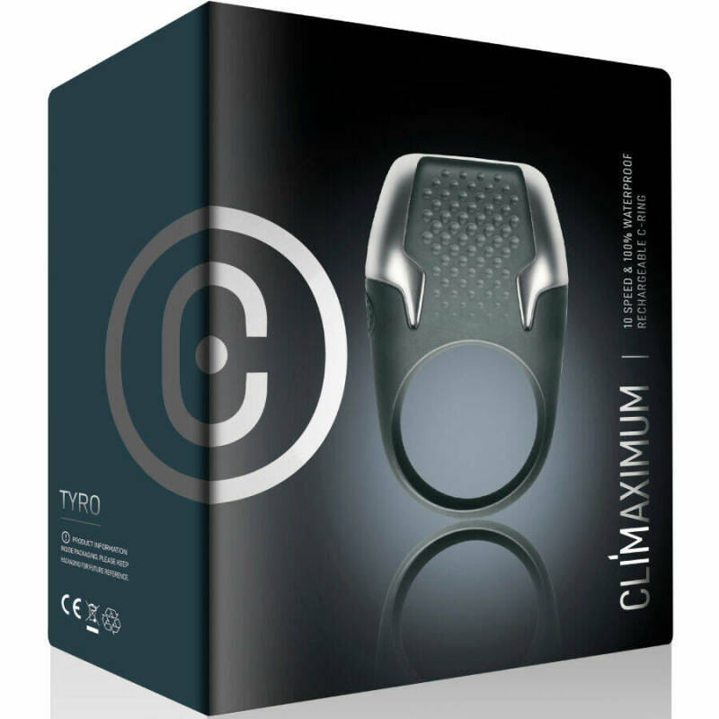 CLIMAXIMUM - TYRO VIBRATING COCK RING WITH LED LIGHTS