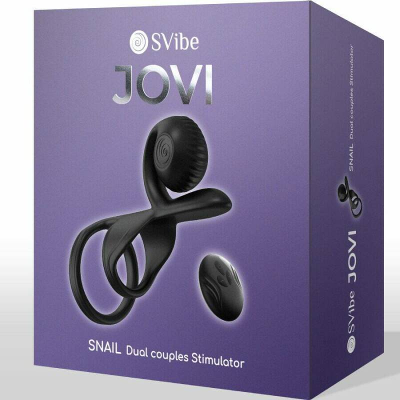 SNAIL VIBE - JOVI COUPLES RING REMOTE CONTROL BLACK