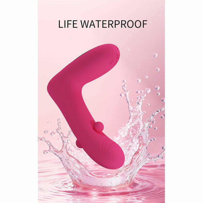 PRETTY LOVE - DUDEN RECHARGEABLE SILICONE VIBRATOR 12 VIBRATION MODES AND 3 ROCKING MODES PINK