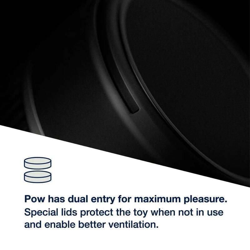 ARCWAVE - POW MANUAL STROKER WITH SUCTION CONTROL BLACK