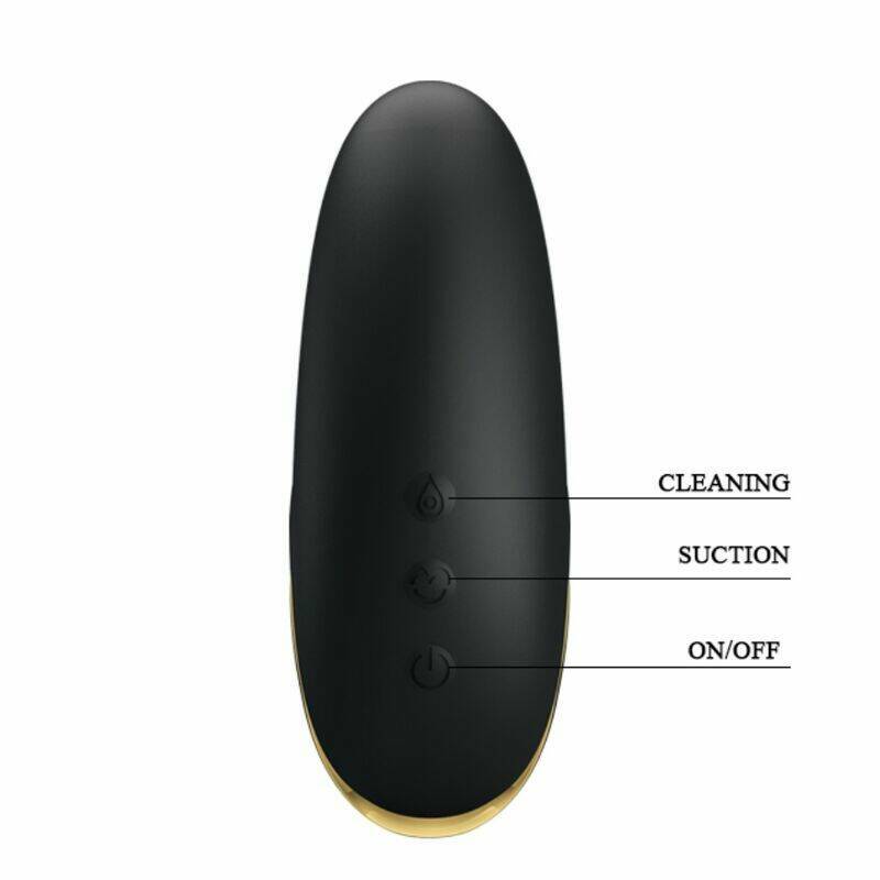 PRETTY LOVE - LUXURY RECHARGEABLE SUCTION MASSAGER BLACK