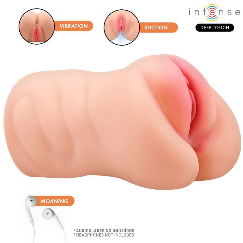INTENSE DEEP TOUCH - KRISTA VAGINAL MASTURBATOR WITH SUCTION, VIBRATION AND VOICE EFFECT 1.2 KG