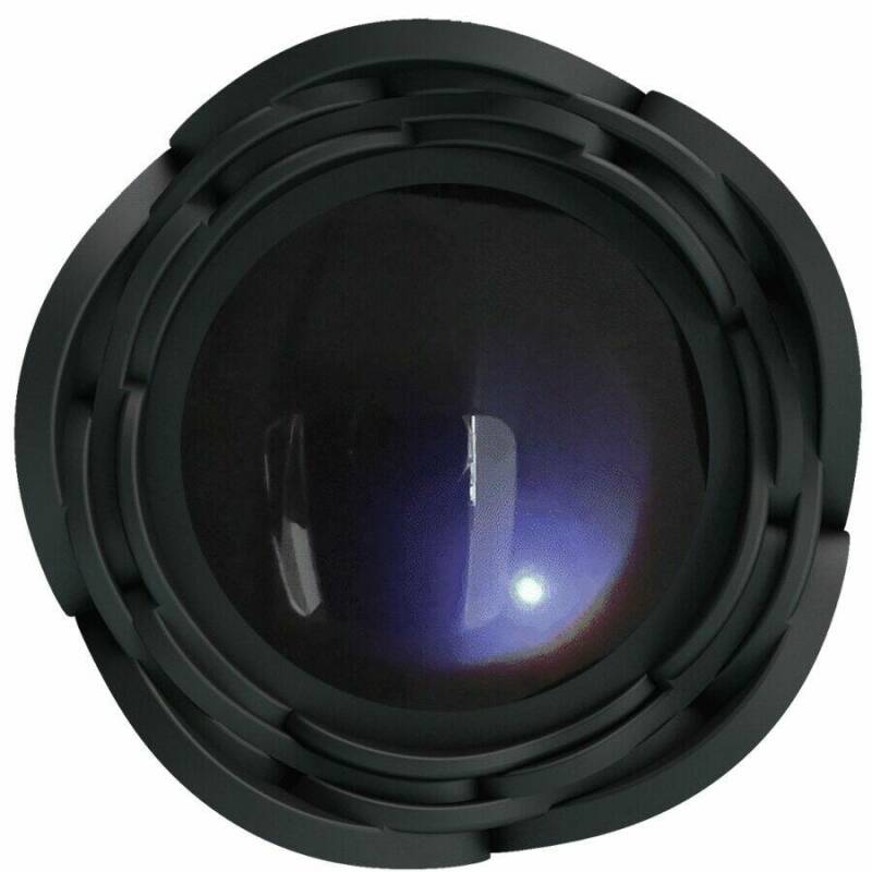 PRETTY LOVE - OLMAN ANAL PLUG WITH  LED LIGHT BLACK 8.8 CM