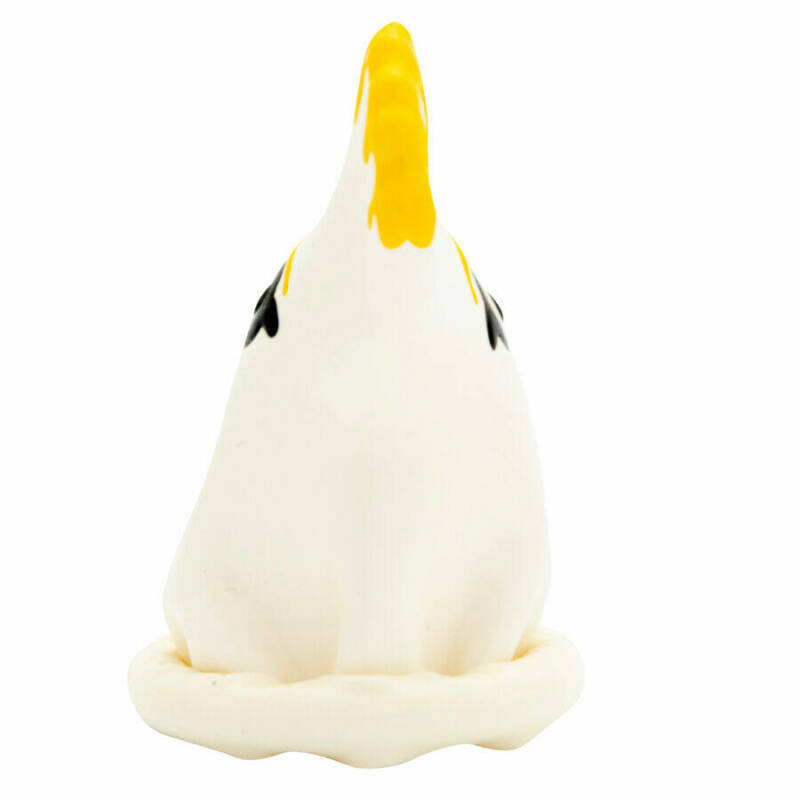 CONDOMERIE - HANDPAINTED NOVELTY CONDOMS PARROT WHITE