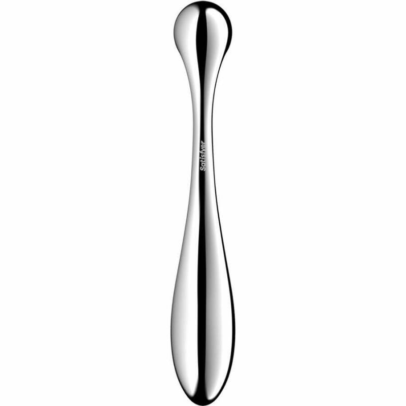 SATISFYER - STAR FORCE 4 STAINLESS STEEL DOUBLE-ENDED DILDO