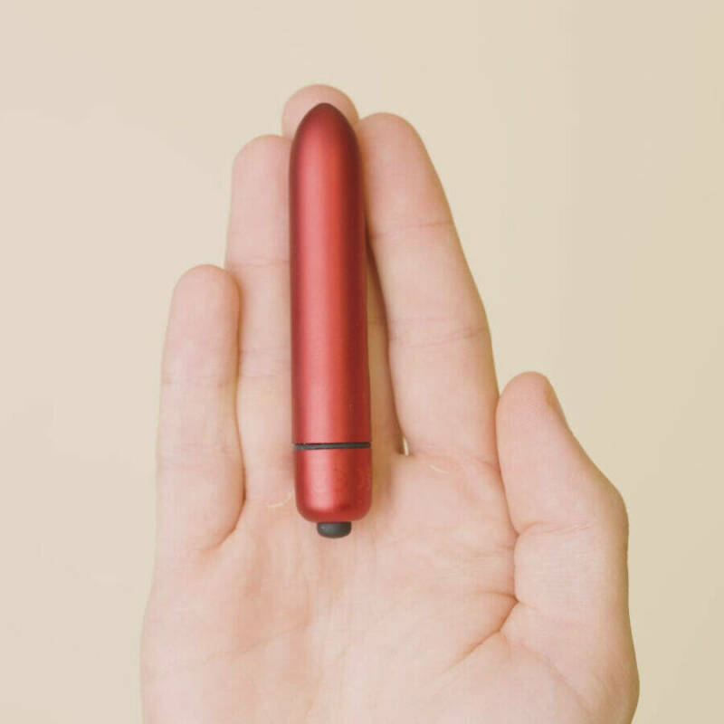 ROCKS-OFF - RO-90 SCARLET VELVET VIBRATING BULLET RED