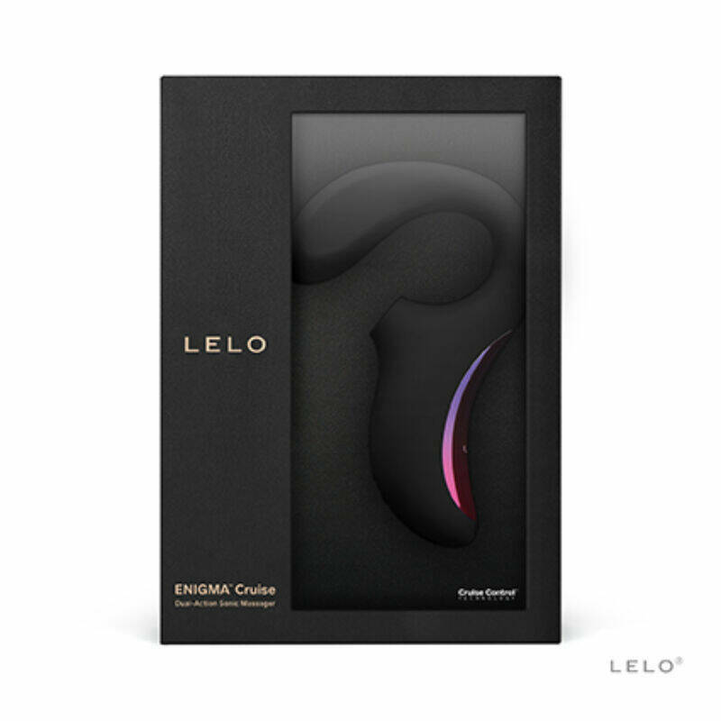 LELO - ENIGMA CRUISE DOUBLE STIMULATION SONIC MASSAGER BLACK
