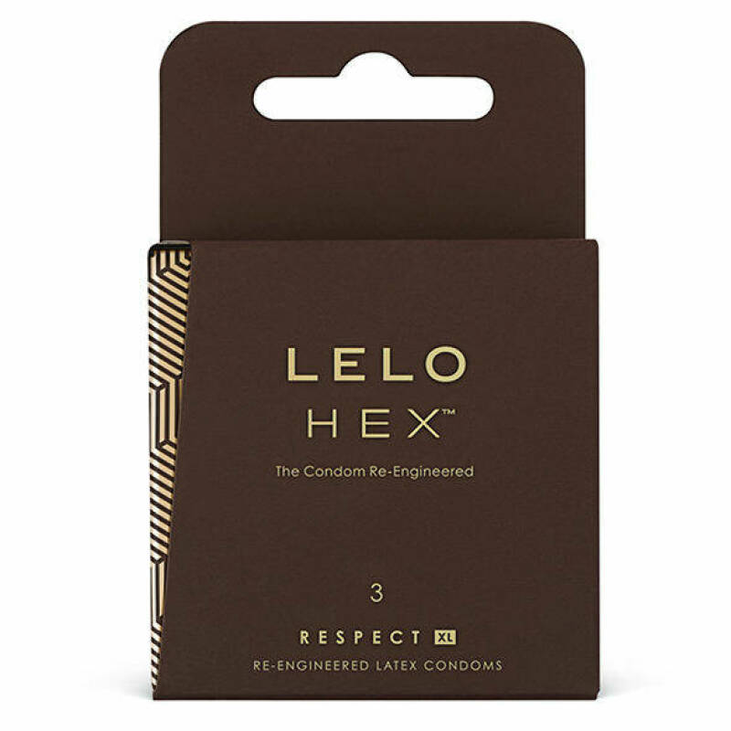 LELO - HEX CONDOMS RESPECT XL 3 PACK