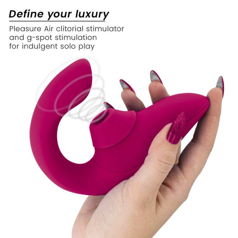 WOMANIZER - BLEND RABBIT VIBRATOR STIMULATOR VIBRANT PINK