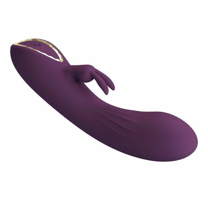 PRETTY LOVE - LANDYN RECHARGEABLE RABBIT VIBRATOR 10 FUNCTIONS PURPLE