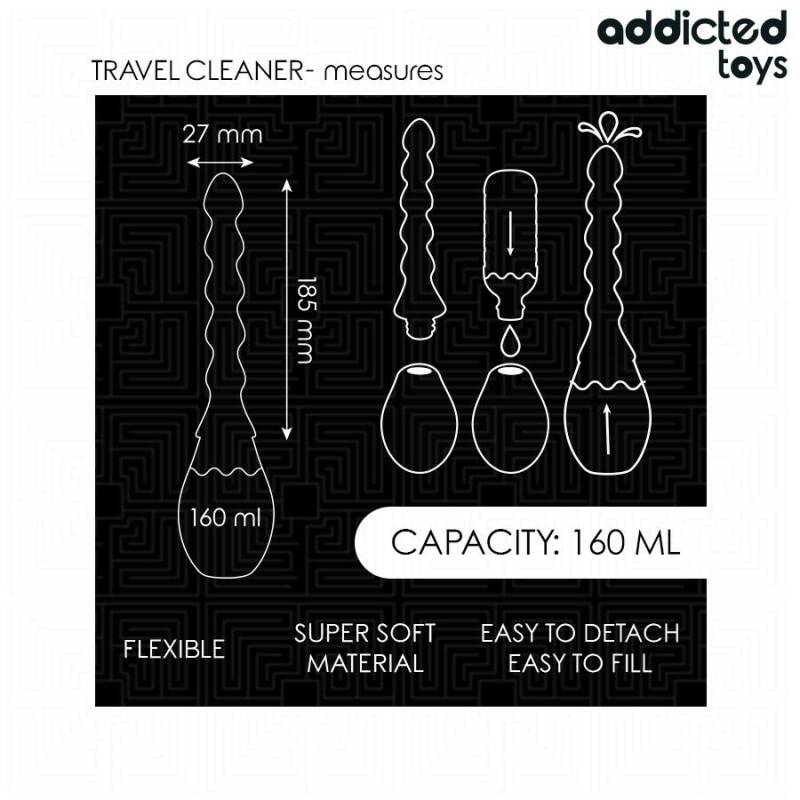 ADDICTED TOYS - TRAVEL CLEANER SILICONE MODEL 2