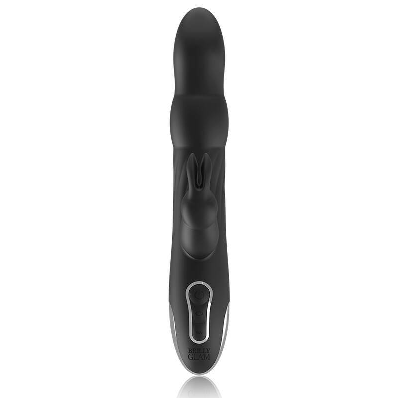 BRILLY GLAM - MOEBIUS RABBIT VIBRATOR & ROTATOR + WATCHME REMOTE CONTROL