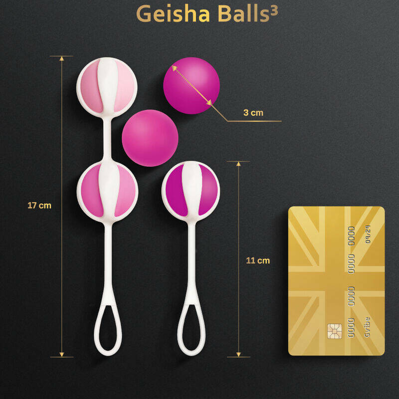 G-VIBE - SET 5 GEISHA BALLS3 ROSA