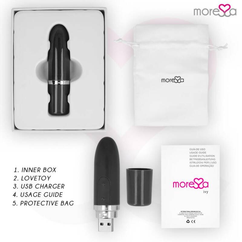 MORESSA - IVY VIBRATOR STIMULATOR TRAVEL BLACK
