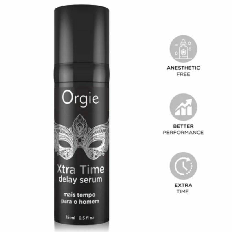 ORGIE - XTRA TIME SILICONE DELAY SERUM ANESTHETIC FREE 15 ML