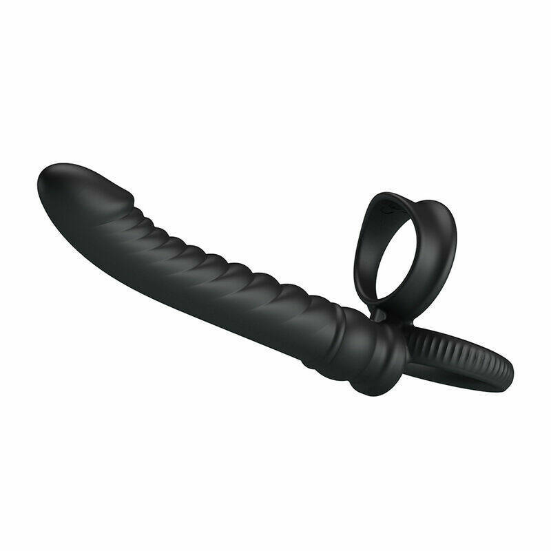 PRETTY LOVE - MERRITT ANAL VIBRATOR WITH RING AND VIBRATION BLACK